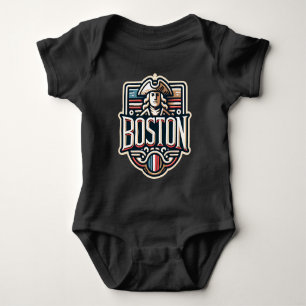 Boston Massachusetts Paul Revere Baby Bodysuit