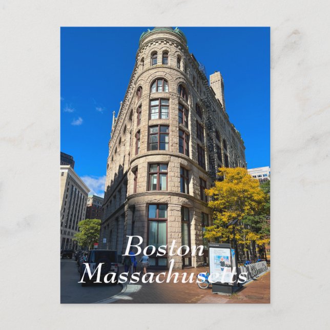 Boston Massachusetts Postcard (Front)