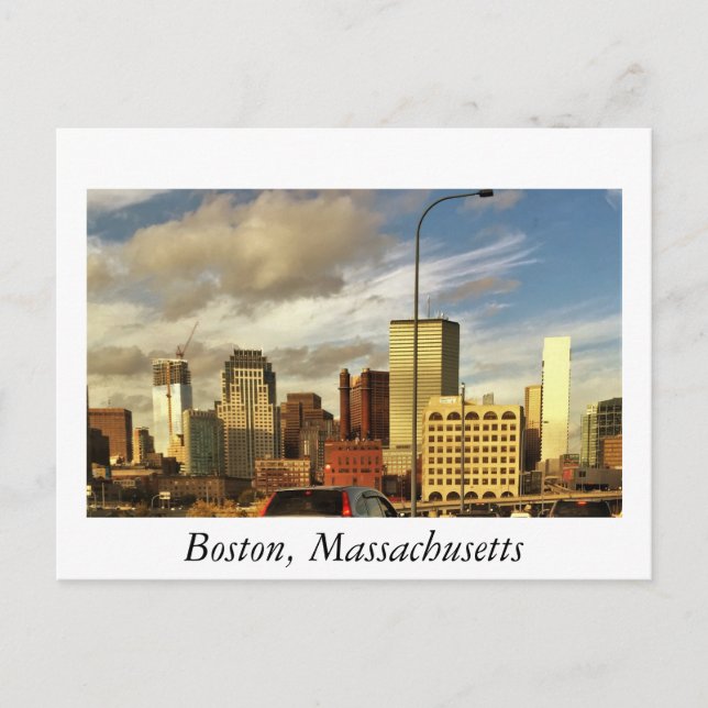 Boston Massachusetts Postcard (Front)