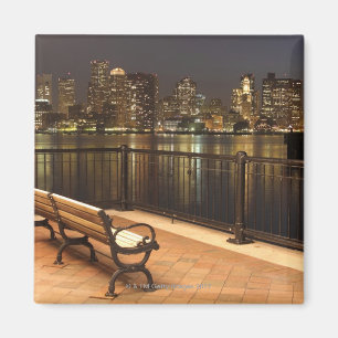 Boston, Massachusetts skyline 3 Magnet