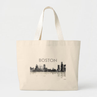 BOSTON MASSACHUSETTS SKYLINE - Jumbo Tote Bag