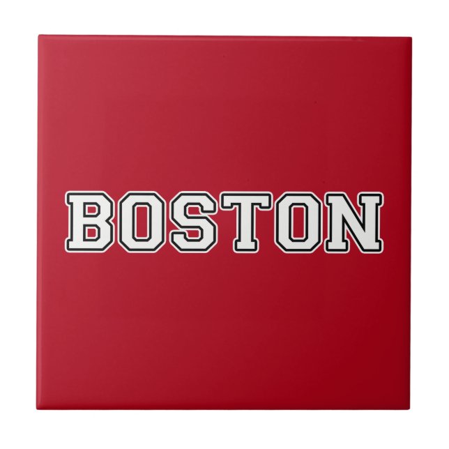 Boston Massachusetts Tile (Front)