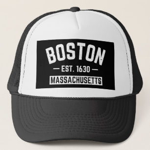 Boston Massachusetts  Trucker Hat