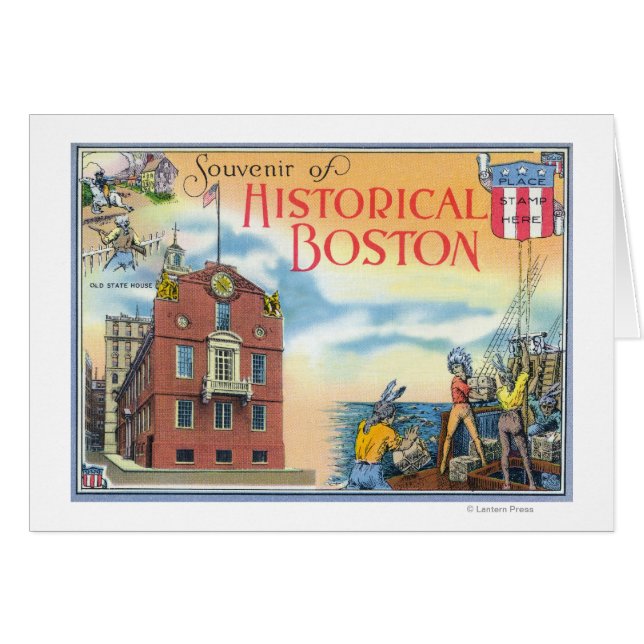 Boston, MassachusettsHistorical Boston Scenes (Front Horizontal)