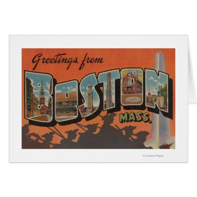 Boston, MassachusettsLarge Letter Scenes (Front Horizontal)