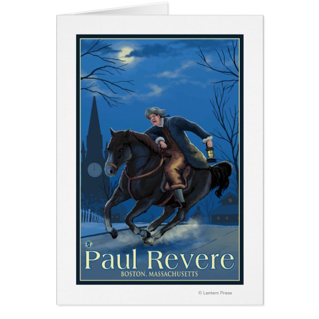 Boston, MassachusettsPaul Revere's Ride (Devant)