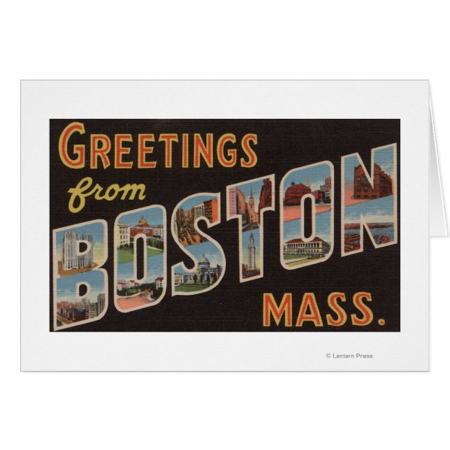 Boston, MassachusettsScènes de grandes lettres 3 (Devant horizontal)