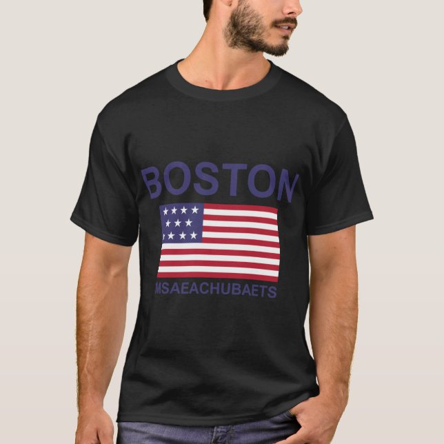 BOSTON MSAEACHUBAETS T-Shirt (Front)