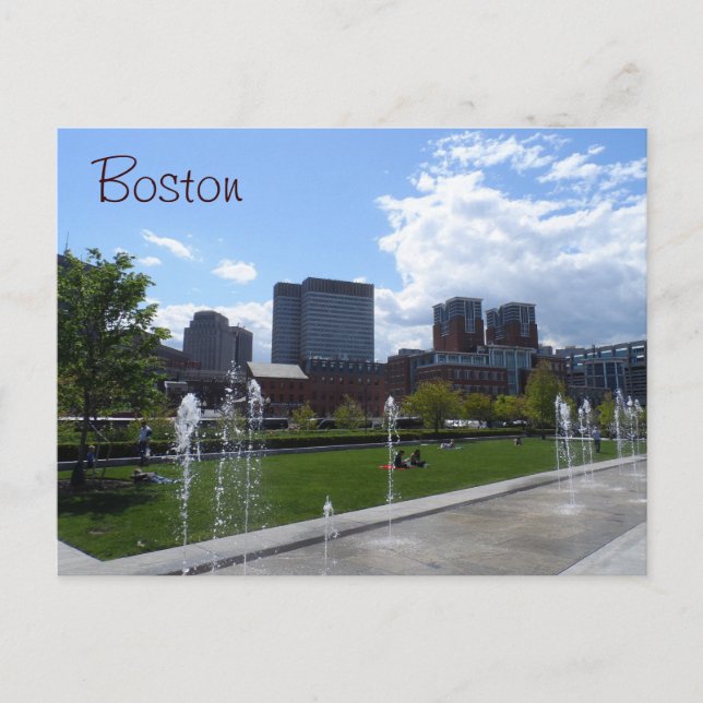 Boston Park Postcard (Front)