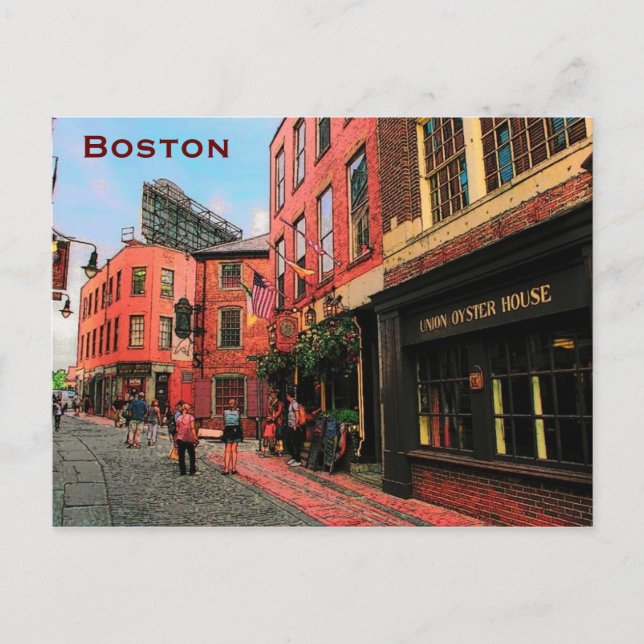 Boston Postcard (Front)