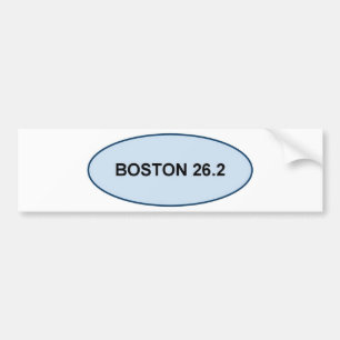 boston pride 26.2 products bumper sticker