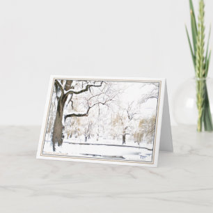 Boston Public Garden:Simple Pleasures of theSeason Holiday Card