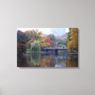 Boston Public Gardens Canvas Print