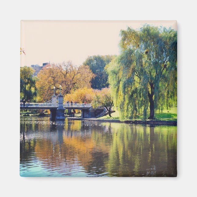 Boston Public Gardens Magnet (Devant)