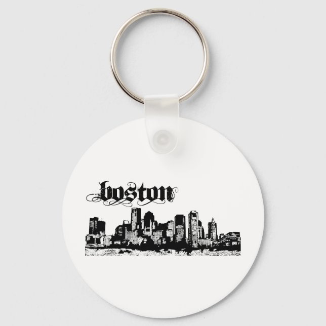 Boston Put on for your city Keychain (Front)