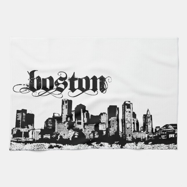 Boston Put on for your city Kitchen Towel (Horizontal)