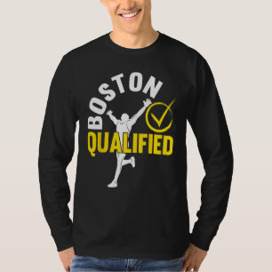 Boston Qualifier Proud Marathon Running T-Shirt