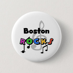 Boston Rocks 2 Inch Round Button