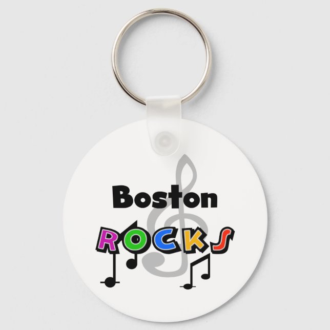 Boston Rocks Keychain (Front)