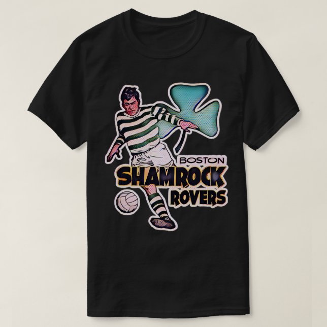 Boston Shamrock Rovers Soccer T-Shirt (Design Front)