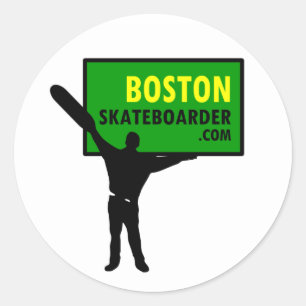 Boston Skateboarder Stickers