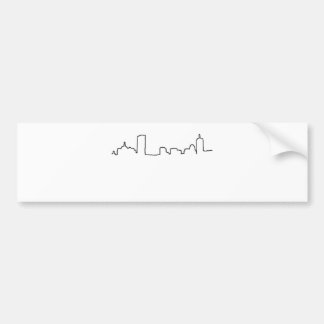 Boston - Skyline Bumper Sticker