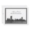 Boston Skyline Etched Framed H Wedding