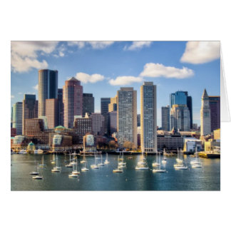 Boston skyline from waterfront