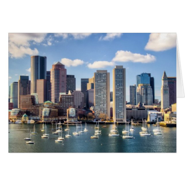 Boston skyline from waterfront (Front Horizontal)