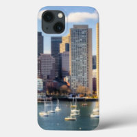 Boston skyline from waterfront