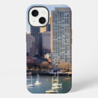 Boston skyline from waterfront iPhone 13 case