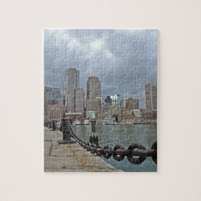 Boston Skyline Jigsaw Puzzle (Vertical)