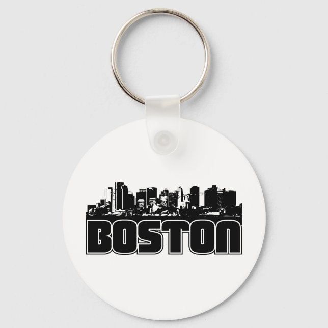 Boston Skyline Keychain (Front)