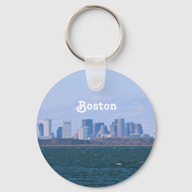 Boston Skyline Keychain (Front)