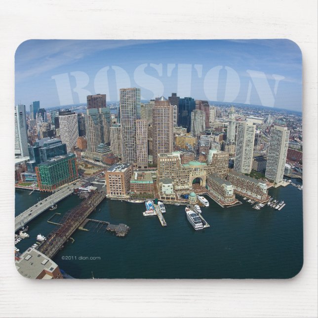 Boston Skyline Mousepad (Front)