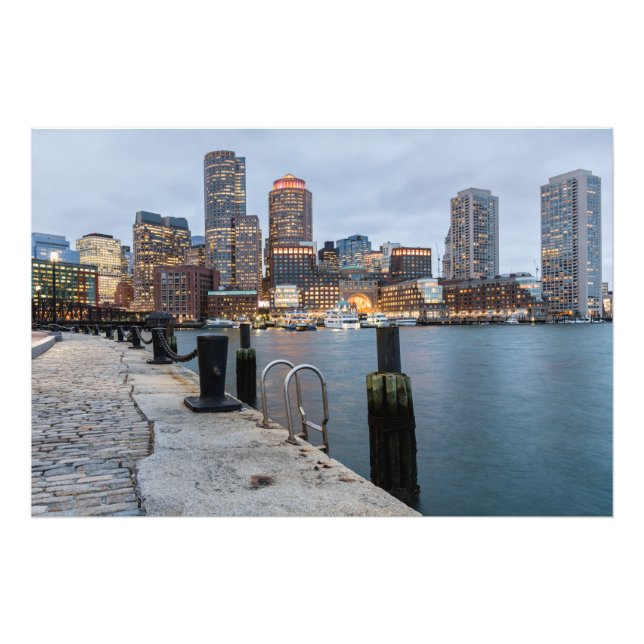 Boston Skyline Poster (Front)
