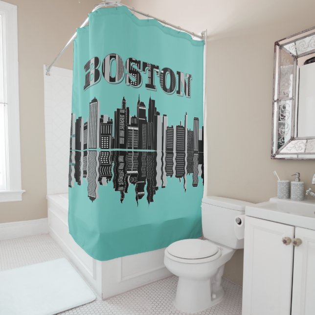 Boston Skyline Typography (In Situ)