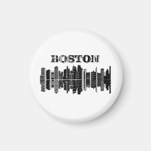 Boston Skyscrapers Building Magnet