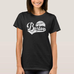Boston  Souvenir Massachusetts Skyline Hometown T-Shirt