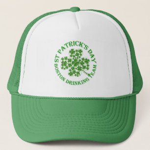 Boston St Patrick's drinking team Trucker Hat