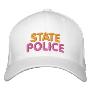 Boston State Police Embroidered Funny Hat