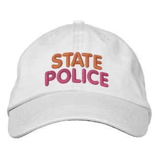 Boston State Police Embroidered Funny Hat
