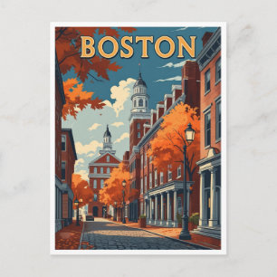 Boston Street Postcard