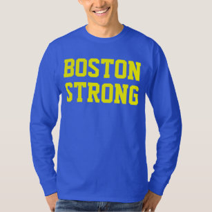 Boston strong blue yellow T-Shirt