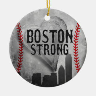 Boston Strong by Vetro Jewellery & Designs Ceramic Ornament