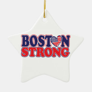 Boston Strong Ceramic Ornament