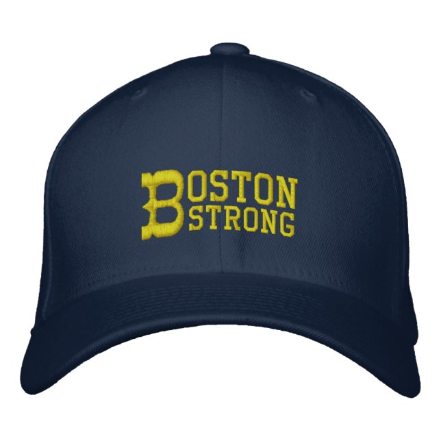 Boston Strong Embroidered Hat (Front)