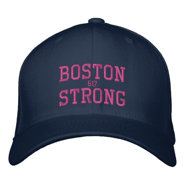 Boston Strong Embroidered Hat (Front)