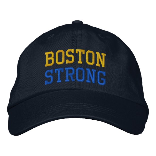 Boston Strong Embroidered Hat (Front)