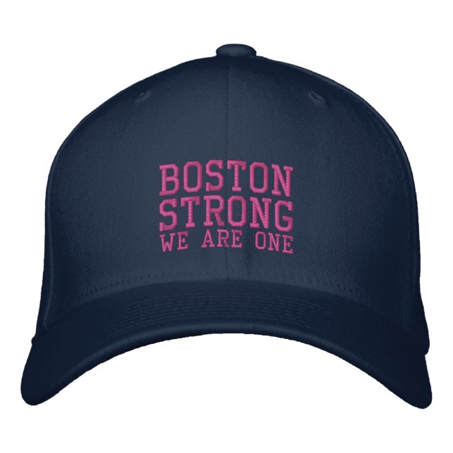 Boston Strong Nous Sommes Un Casquette Brodé (Devant)